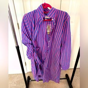 New with tags J Crew belted shirt dress